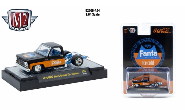 M2 Machines Coca-Cola Release A54 1976 GMC Sierra Grande 15 Custom